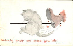 Nobody Loves Me Since You Left! Postcard