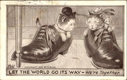 Let The World Go Its Way We'Re Together Postcard