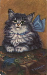 Blue Bow Postcard