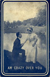 Am Crazy Over You Postcard