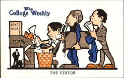 The College Weekly Editor - Walk-Over Shoes Postcard