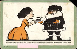 Santa Claus Has Something This Year Postcard
