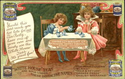 White House Teas Postcard