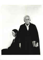 Georgia O'Keefe and Alfred Stieglitz 1942 Postcard