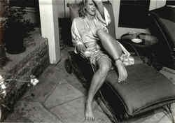 Courtney Love Los Angeles California Postcard