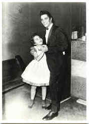 Brenda Lee and Elvis Preseley 1955 Postcard