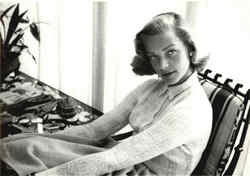Lauren Bacall 1953 Postcard