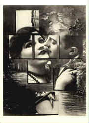 "The Kiss" 1932 Postcard