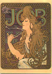 Alphonse Maria Mucha "Job" Postcard