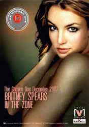 Britney Spears in the Zone Thailand Postcard