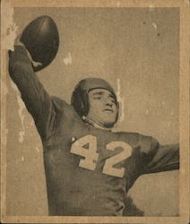 1948 Bowman Football #12 Charles Conerly New York Giants Trading Card Trading Card 