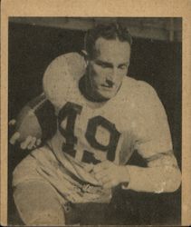 1948 Bowman Football #25 Pat McHugh Philadelphia Eagles Trading Card