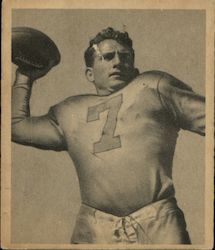 1948 Bowman Football #26 Robert (Bob) Waterfield Los Angeles Rams Trading Card