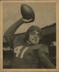 1948 Bowman Football #28 Paul Governali New York Giants Trading Card