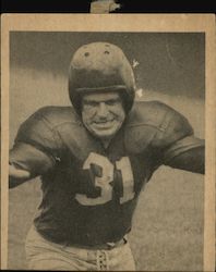 1948 Bowman Football #100 Bill Miklich New York Giants Trading Card
