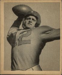 1948 Bowman Football #71 Leslie (Les) Horvath Los Angeles Rams Trading Card