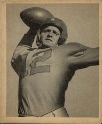 1948 Bowman Football #71 Leslie (Les) Horvath Los Angeles Rams Trading Card Trading Card Trading Card