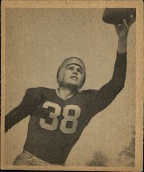 1948 Bowman Football #9 Nolan H. Luhn Green Bay Packers Trading Card