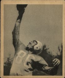1948 Bowman Football #47 Bob Mann Detroit Lions Trading Card