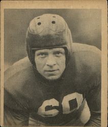 1948 Bowman Football #37 Len Younce New York Giants Trading Card Trading Card 