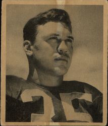 1948 Bowman Football #80 William Dudley Detroit Lions Trading Card