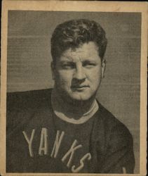 1948 Bowman Football #92 Francis (Fritz) Barzilauskas Boston Yanks Trading Card