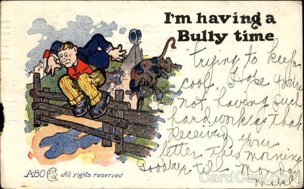 I'm Having A Bully Time Comic, Funny