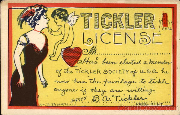 Tickler License Romance & Love