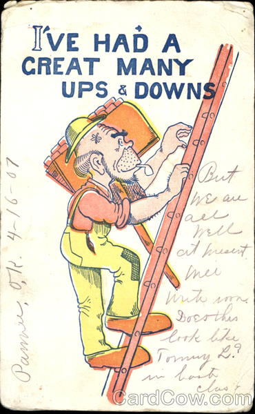 I've Had A Great Many Ups & Downs Comic, Funny