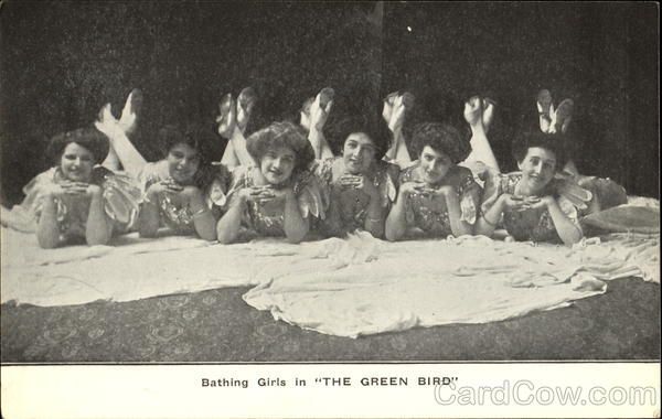 Bathing Girls In The Green Bird Theatre