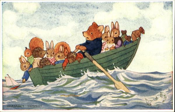 The Boat Load Margaret Tempest Dressed Animals
