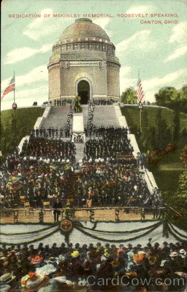 Dedication Of McKinley Memorial Canton Ohio