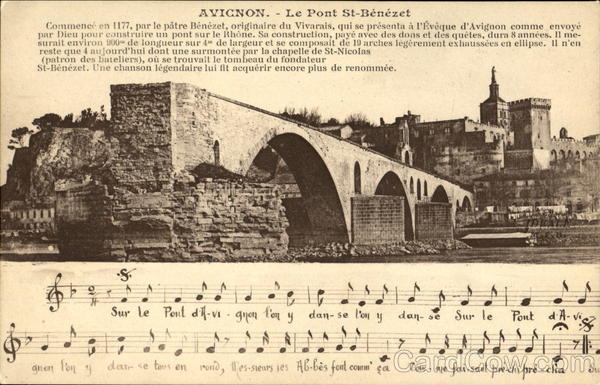 Avicnon Le Pont St-Benezet Music