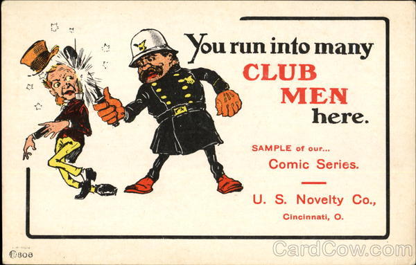 You Run Into Many Club Men Here Advertising