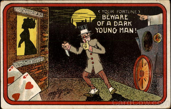 Your Fortune Beware Of A Dark Young Man! carmichael