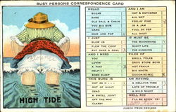 High Tide Postcard