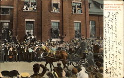 Presidents Roosevelt And Mitchell Postcard