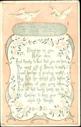 To My Mother Postcard