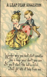 A Leap Year Suggestion Postcard