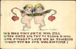Tiny Jack and Jill Postcard