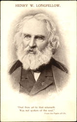 Henry W. Longfellow Postcard