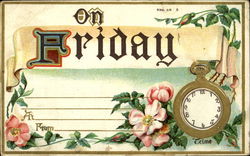 On Friday Postcard