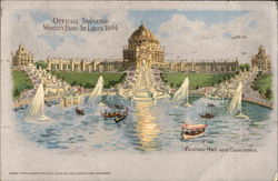 Festival Hall And Cascades 1904 St. Louis Worlds Fair Postcard Postcard