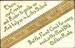 Golden Rule Postcard