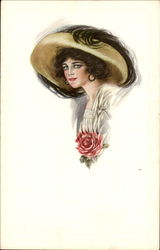 Glamour Woman Postcard
