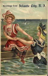 Atlantic City - Bathing Beauties Postcard