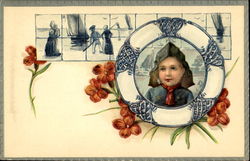 Blank - Dutch Girl Postcard