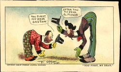 You First My Dear Frederick Burr Opper Postcard Postcard