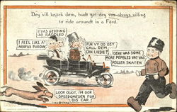 Ride in a Ford Postcard