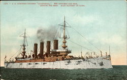 U. S. Armored Cruiser California Postcard